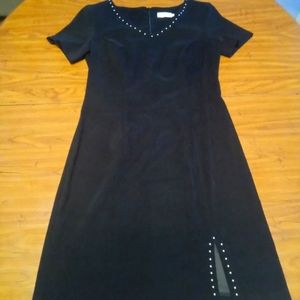 CDC Faux Leather Studded Dress
